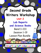 Writers Workshop Grade 2 Unit 2 Lab Reports and Science Books Lesson Plan Bundle